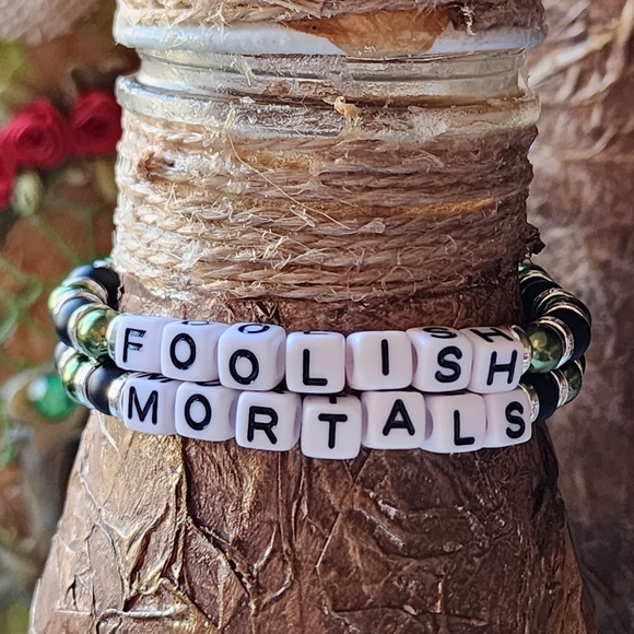 Haunted Mansion FOOLISH MORTALS stretch bracelets - Picture 8 of 8